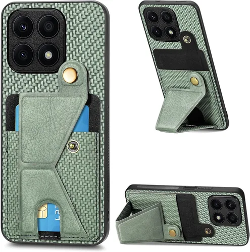 Vista 177 de Funda para Oppo K10x / OnePlus Nord CE 2 Lite 5G Funda para Realme 9 5G / 9 Pro / Q5 / V25 Funda de piel sintética con ranuras para tarjetas