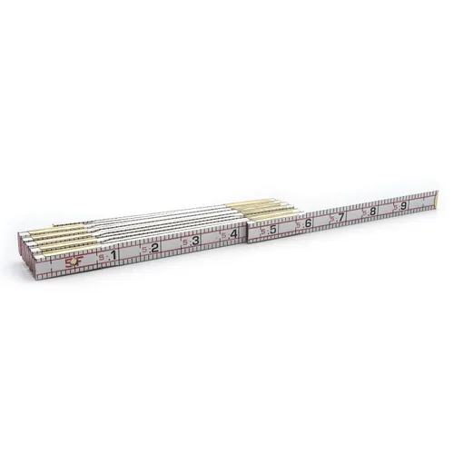 Vista 3 de Crescent Lufkin - Regla de madera, 5/8 x 6 pies, Redend Eng, negro - 1066DLN