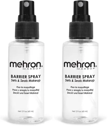 Vista 9 de Mehron Spray de barrera de maquillaje Spray fijador de maquillaje para la cara 1 fl oz (29 ml) Sellador de maquillaje profesional y spray