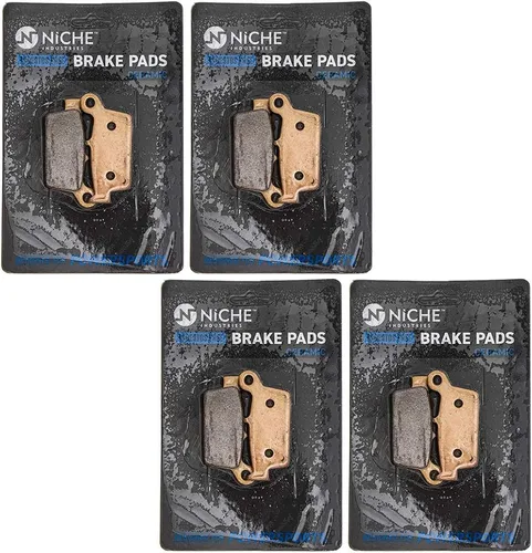 Vista 7 de NICHE Juego de pastillas de freno para Honda XR650L CR125R CR250R Suzuki Yamaha 43105-KZ1-415 43082-1292 Trasera Cerámica