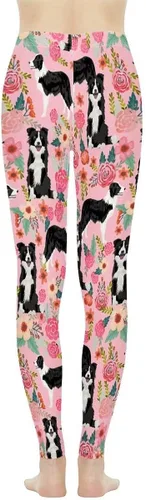 Vista 3 de FOR U DESIGNS Leggings capri de malla para mujer, leggings de yoga