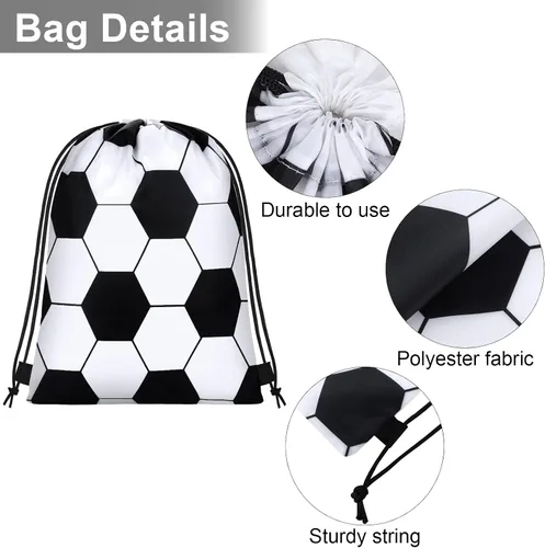 Vista 3 de durony Drawstring Gift Bags Party Favor Bag, 15.8 x 13.4