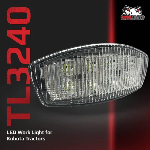 Vista 8 de TIGERLIGHTS TL3240 Luz de trabajo LED 12V compatible con/reemplazo para Kubota B2650HSDC, B3350HSDC, L3240HSTC, L3240HSTC-3, L3540HSTC, L3540HSTC-3