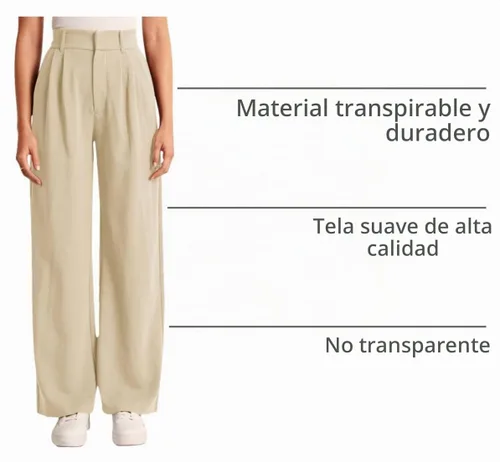 Vista 4 de NIMIN Pantalones de trabajo para mujer, trajes casuales de negocios