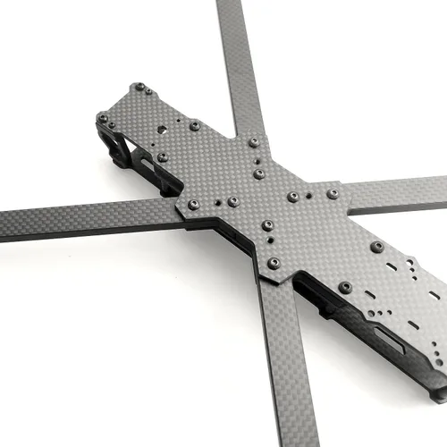 Vista 4 de QWinOut XL10 V6 16.535 in distancia entre ejes Kit de marco RC Rack 10 pulgadas para DIY Racer Drone (sin impresión 3D)