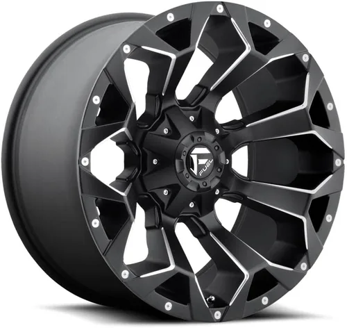 Vista 12 de FUEL D787 Assault 17x8.5 5x4.5"/5x5" +14mm Llanta de Rueda Negra/Roja 17" Pulgada D78717852652