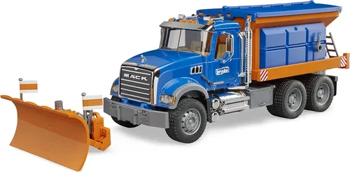 Vista 2 de Bruder Toys Mack Granite Servicio Invernal con Pala Quitanieves