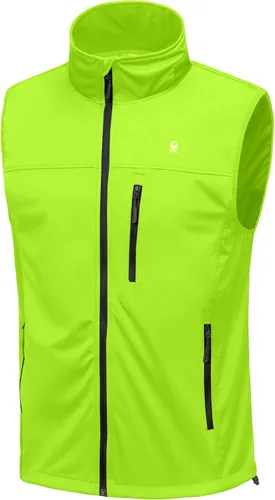 Vista 15 de Little Donkey Andy Chaleco Softshell para hombre, ligero, resistente al Azul Tinta*