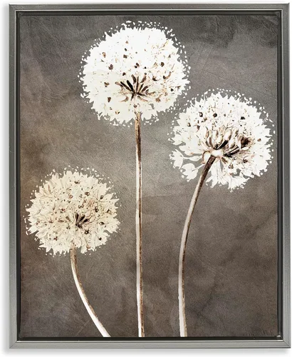 Vista 32 de Stupell Industries Stellar Design Studio - Lienzo decorativo con marco flotante, gris, 17 x 21 pulgadas, fácil de colgar y resistente, fabricado