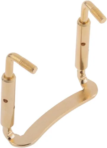 Vista 2 de Chinrest Violín Mentonera Clamp, Dorado