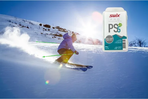 Vista 7 de PS05-6 - PRO Speed Wax - PS5 Turquesa 0 a 14 grados Fahrenheit - Barra de 2.12 oz - Libre de flúor - Esquí o Snowboard