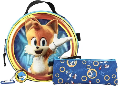 Vista 7 de Sonic the Hedgehog - Juego de mochila de 5 piezas Multicolor osfa