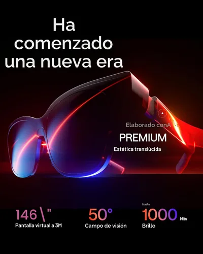 Vista 3 de VITURE Lentes Luma XR: pantalla ultra nítida de 146 pulgadas y 1200p, 1000 nits, 50° FOV, ajustes de atenuación, conexión USB-C para iPhone