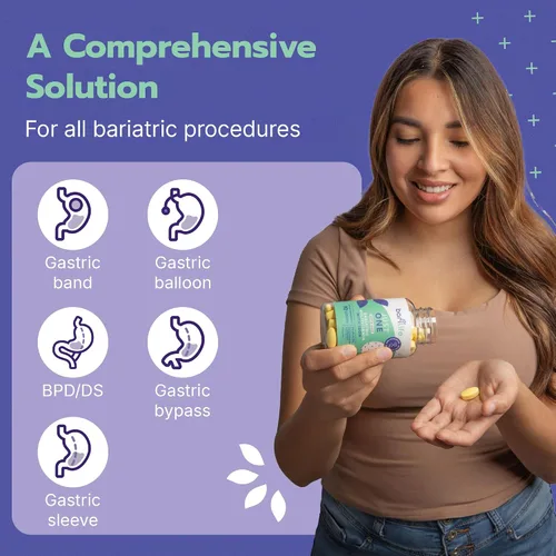 Vista 6 de Just One - Multivitamínico Bariátrico Una Vez al Día con Hierro (30)