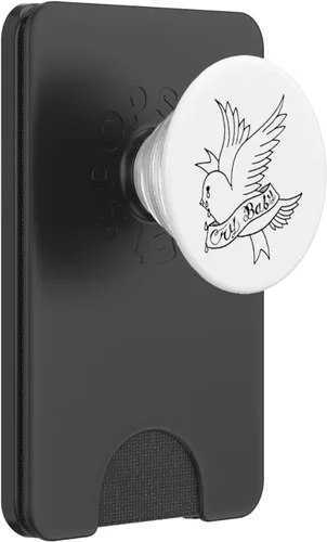 Vista 7 de Cry Baby Estético Tatuaje Crybaby Bird PopSockets Swappable PopGrip