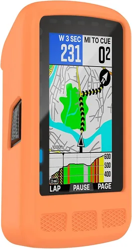 Vista 3 de Paquete de 4 fundas compatibles con Wahoo ELEMNT ROAM (no compatible con Roam V2), accesorios de silicona para computadora Wahoo ELEMNT ROAM