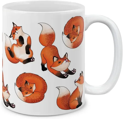 Vista 21 de MUGBREW Taza de café de cerámica con posturas divertidas de pastor australiano, 11 onzas Pastor australiano Posturas divertidas y juguetonas