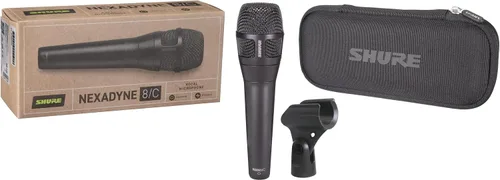 Vista 3 de Shure Nexadyne - Micrófono vocal dinámico cardioide 8/C con tecnología Revonic Dual-Engine - Micrófono con cable XLR para voces en vivo, grabación
