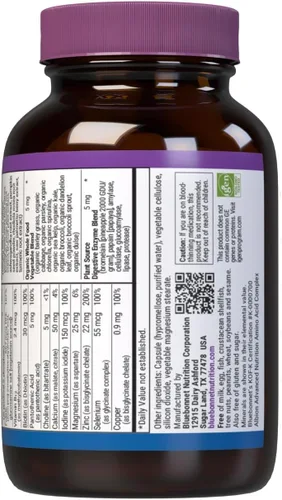 Vista 3 de Bluebonnet Nutrition One for Men Whole Food-Based Multiple, nutrición diaria*, sin OMG, apto para vegetarianos, kosher, sin gluten, sin soja, sin