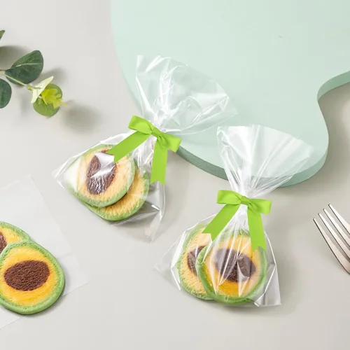 Vista 6 de Meseey 50 Piezas Lazos de Cinta de Satén de 3 Pulgadas con Alambre de Torsión Verde Manzana Preatados Premade Lazos de Manualidades para Bolsas