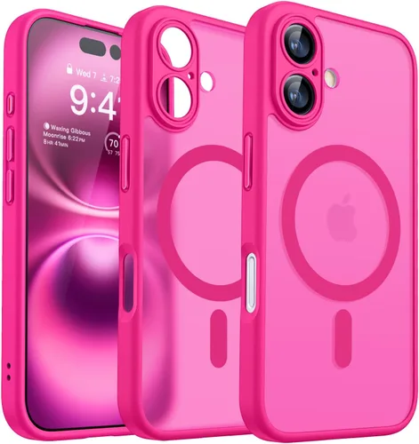 Vista 138 de CANSHN Funda magnética compatible con iPhone Air (6.5 pulgadas), mejorada [protección completa de la cámara] [compatible con Magsafe]