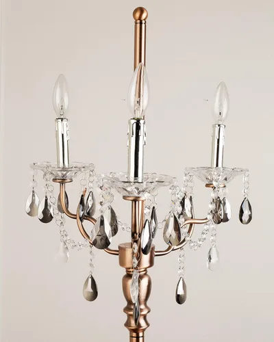 Vista 4 de OK-5126t Lámpara de mesa de cristal Rosie de 35 pulgadas