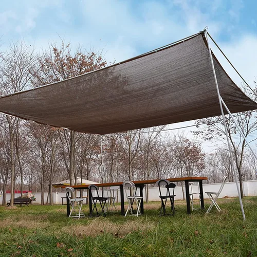 Vista 7 de Tela de protección solar para exteriores, red de sombra de patio, red de sombra de jardín, sombra de invernadero, tela de sombra de plantas