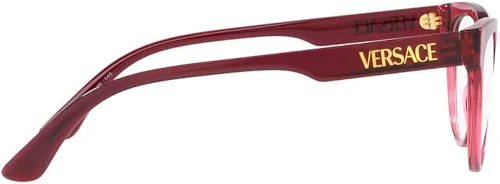 Vista 3 de Gafas Versace VE 3315 5357 Transparente Rojo
