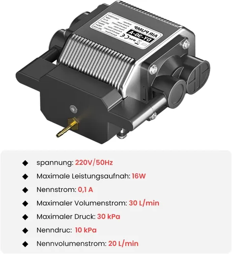Vista 2 de Longer Bomba de aire de la máquina de grabado y corte láser, elimina el humo y los escombros, conveniente para RAY5 10W/20W y otros grabador láser