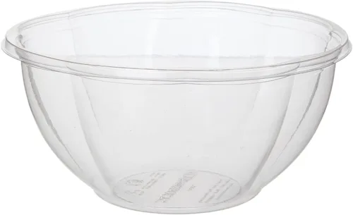 Vista 5 de Eco-Products - Tapas compostables para ensalada de 18 onzas, caja de 300, se adapta a recipientes redondos de 18 onzas, material PLA renovable hecho
