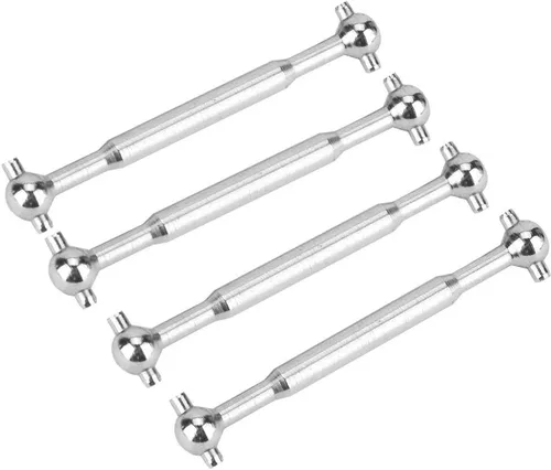 Vista 9 de Eje de transmisión RC, 4 ejes de rueda duraderos para camiones modelo a escala 1/18, mejora del rendimiento del coche RC de carreras