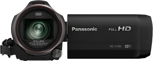 Vista 3 de Panasonic Videocámara Full HD, Zoom Óptico 20X, Sensor BSI de 1/2.3 Pulgadas, Captura HDR, Wi-Fi Smartphone HC-V785 (Negro) Zoom óptico 20X, 1