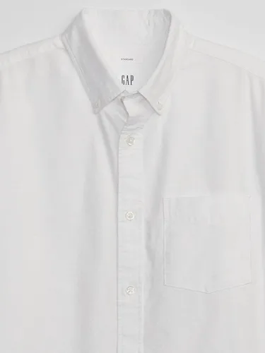 Vista 4 de GAP Men's Long Sleeve Oxford Button Down Shirt