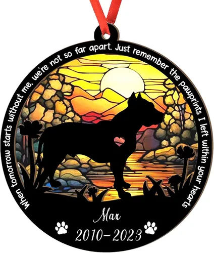 Vista 22 de Adorno personalizado para atrapasoles de sabueso afgano, adorno de Navidad de sabueso afgano – Regalo para perro amante, sabueso afgano