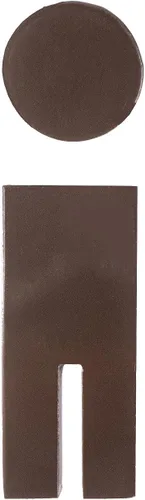 Vista 8 de Montague Metal Products - Letrero de baño para negocios - Baño para hombres - Baño de mujer - Señales de baño de metal - Fácil de instalar