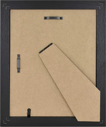Vista 6 de MCS Studio Gallery - Marco de textura de madera color negro, 8 x 10 pulgadas, individual (paquete de 2)