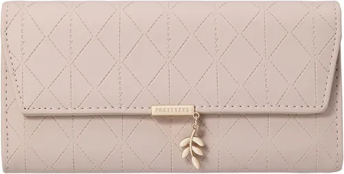 Vista 9 de aurrako Carteras de cuero para mujer, tarjetero de cuero RFID, triple pliegue, monedas, bolsillo con cremallera y ventana de identificación, gran