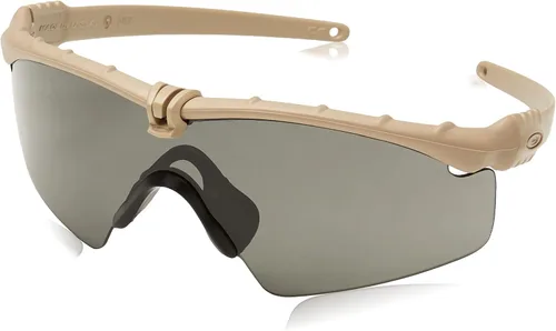 Vista 4 de Oakley OO9146 Ballistic M Frame 3.0 - Gafas de sol rectangulares para hombre Hueso oscuro/Gris