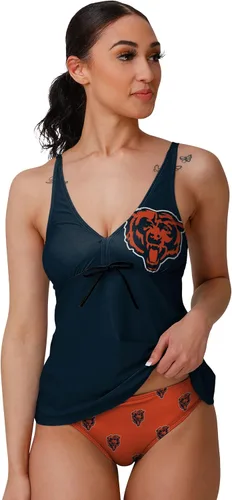 Vista 58 de FOCO Women's NFL Team Logo Ladies Bathing Swim Wear Suit