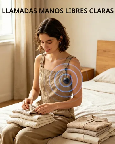 Vista 5 de El mini altavoz Bluetooth inalámbrico más pequeño, pequeños altavoces con micrófono integrado, altavoz portátil TWS para Negro