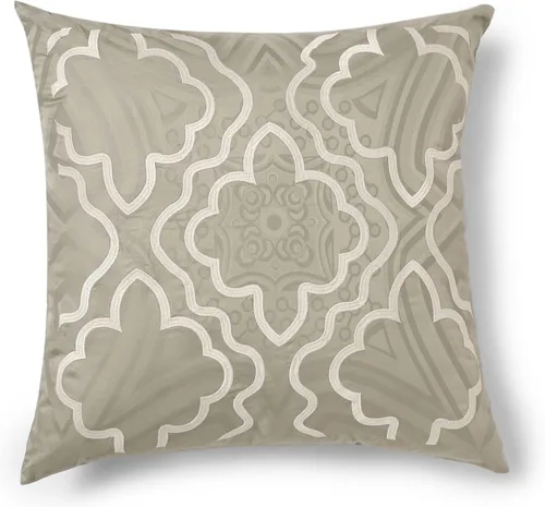 Vista 19 de Threadmill Funda de almohada de algodón de 18 x 18 pulgadas, juego de 2 fundas de cojín cuadradas decorativas de algodón con diseño de hiedra