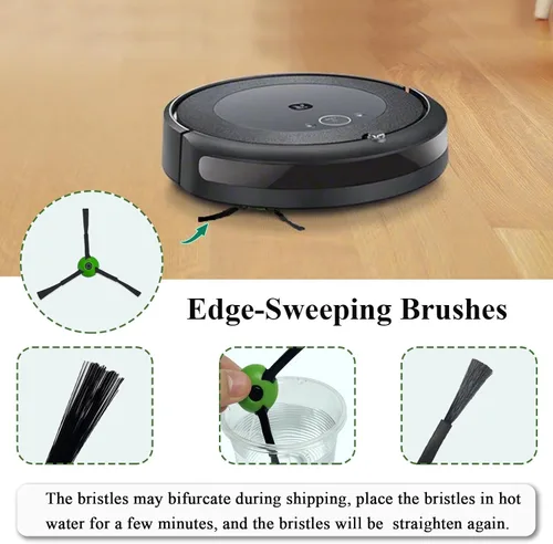 Vista 6 de 6 Pack de cepillos laterales de repuesto compatibles con iRobot Roomba i & j & e Series Todos los modelos, accesorios de cepillos de barrido