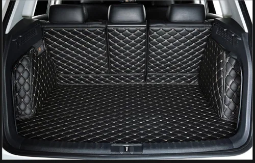 Vista 9 de Forro de cajuela de cobertura completa para maletero para Mercedes GLS Clase 2+2+2 Asientos Tapete de carga trasera + Tapete de respaldo + Panel