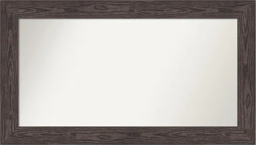 Vista 585 de Amanti Art Espejo personalizado, espejo de baño negro puente, espejo de pared o espejo de tocador de baño sobre el fregadero (26 x 26 pulgadas)