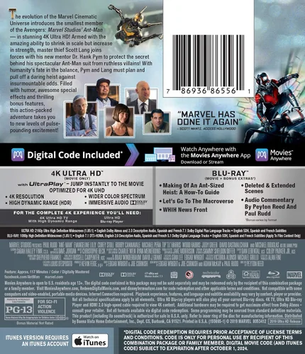 Vista 2 de Ant-Man Feature 4K UHD
