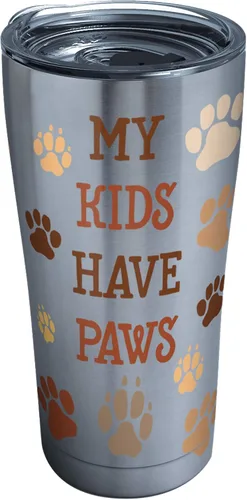 Vista 14 de Tervis My Kids Have Paws - Vaso con envoltura y tapa marrón, 16 onzas, transparente