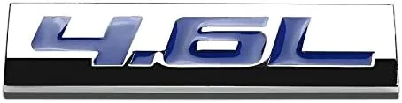 Vista 21 de 1.5L Negro/Cromo Aleación de Aluminio Auto Maletero Puerta Guardabarros Parachoques Insignia Calcomanía Emblema Cinta Adhesiva Pegatina