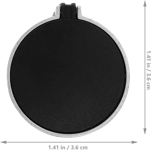 Vista 3 de DOITOOL Pomo de estufa de metal para estufa de gas, 6 piezas de perilla de interruptor de metal, accesorios de acero inoxidable redondo para estufa