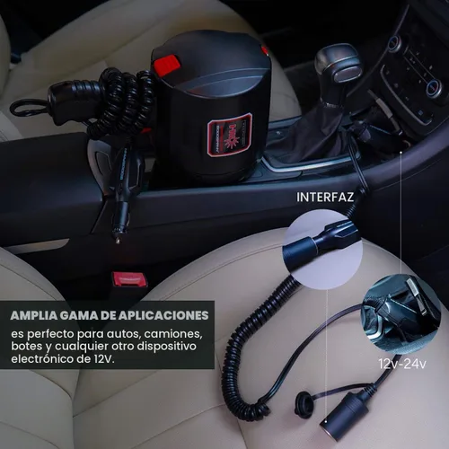 Vista 6 de GOODSMANN HID - Foco de barco de 12 V CC con cable de extensión para encendedor de cigarrillos de coche de 10 pies