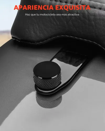 Vista 2 de Amazicha - Tornillo de asiento de acero inoxidable 304 negro brillante compatible con Harley Davidson 1996-2025